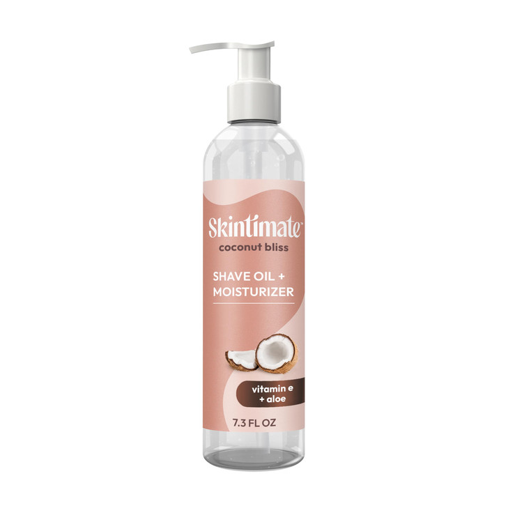 Skintimate 2in1 Shave Oil Moisturizer Coconut Bliss 73oz Shaving Oil After Shave for Women Bikini Area Moisturizer with