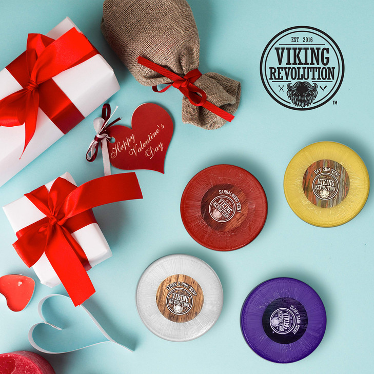 Viking Revolution Shaving Soap for Men Shave Soap for Use with Shaving Brush and Bowl for Smoothest Wet Shave Shaving So