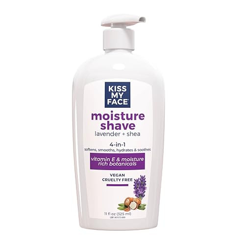 Kiss My Face Moisture Shave Lavender Shea 11 oz
