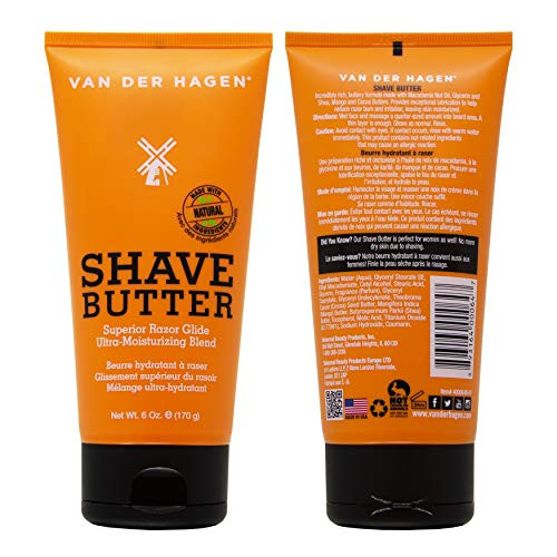 Van Der Hagen Shave Butter 6 oz Pack of 2