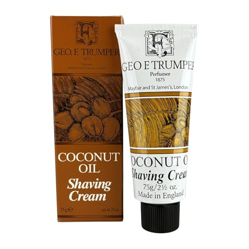 Geo F Trumper Coconut Oil Soft Shaving Cream 75 Gram