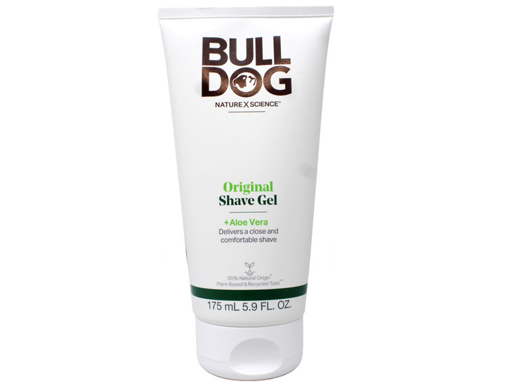 Bulldog Original Shave Gel for Men Aloe Vera Enriched Delivers a Close Comfortable Shave 95 Natural Origin 59 fl oz Pack