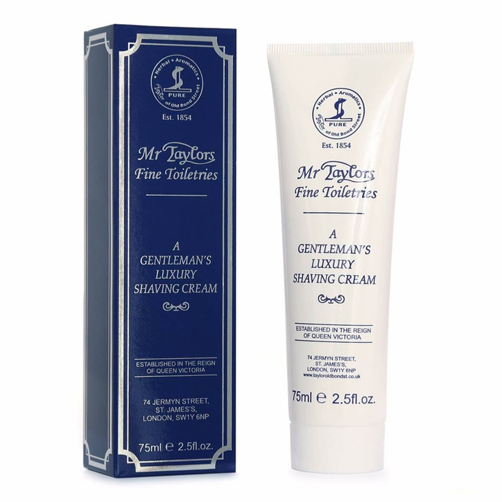 Taylor of Old Bond Street Mr Taylors Shaving Cream Tube 25 fl oz