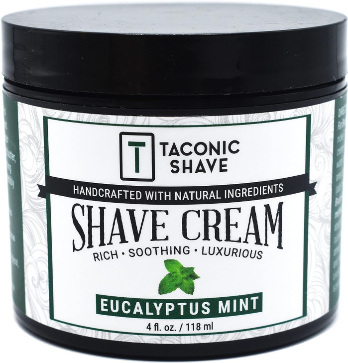 Taconic Shave All Natural Shave Cream HighlyConcentrated Shaving Cream for Men and Women 4 oz Moisturizing Shaving Cream