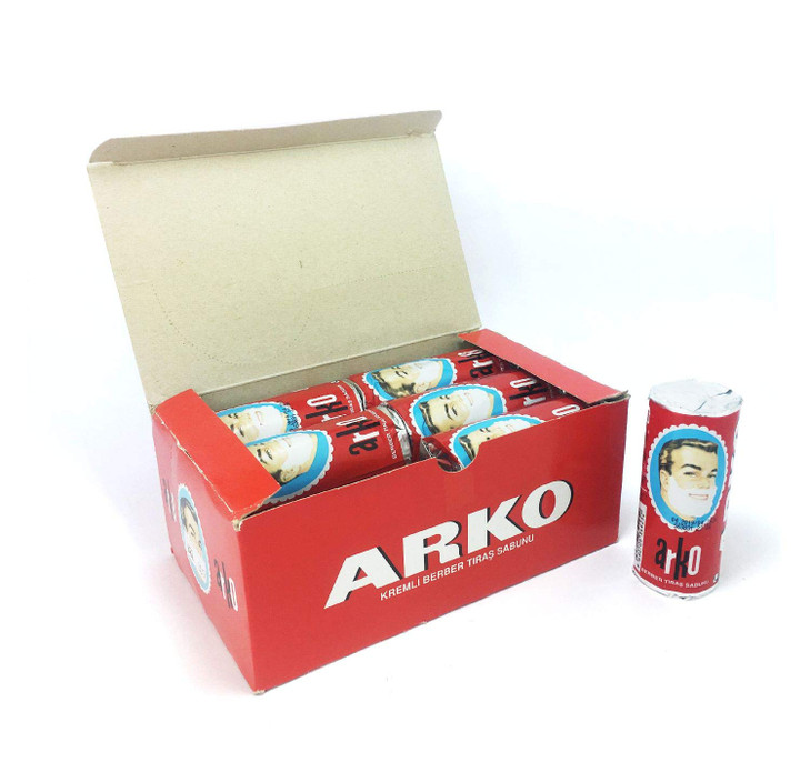 Arko Shaving Cream Soap Stick 12 Pieces by EVYAP