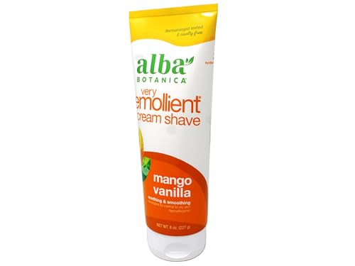 ALBA Botanica Cream ShaveMango Vanilla 8 OZ Pack of 2