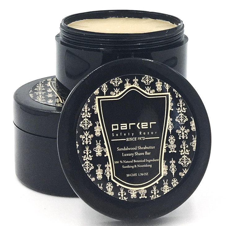Parker Sandalwood Shea Butter Shaving Soap 176 oz each 2 Pack