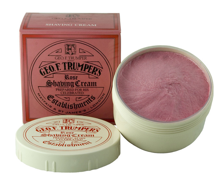 Geo F Trumper Shaving Cream Jar Rose 200g