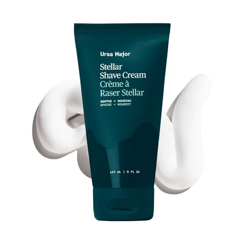 Ursa Major Natural Shave Cream Nonirritating Vegan and CrueltyFree Formulated for Men and Women 5 ounces