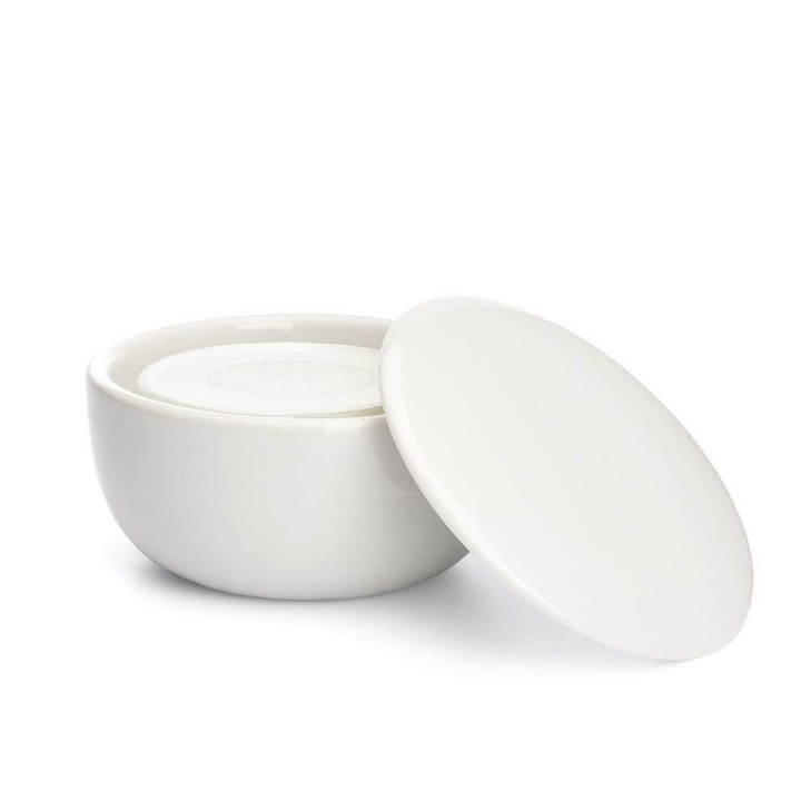 MHLE SHAVE CARE Porcelain Dish incl Aloe Vera Shaving Soap 65g