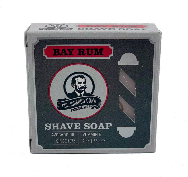 Col Ichabod Conk Glycerin Shave Soap 225oz Bayrum 4 Pack