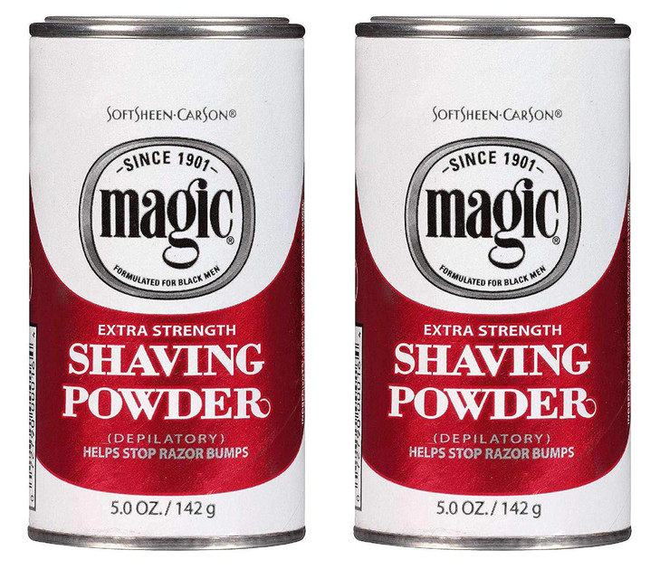 Magic Shaving Powder Red 5 Ounce ExtraStrength 145ml 2 Pack