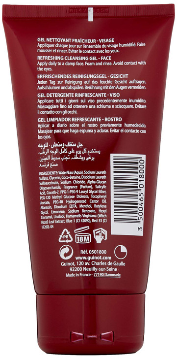Guinot Nettoyant face cleansing gel for Men 44 oz