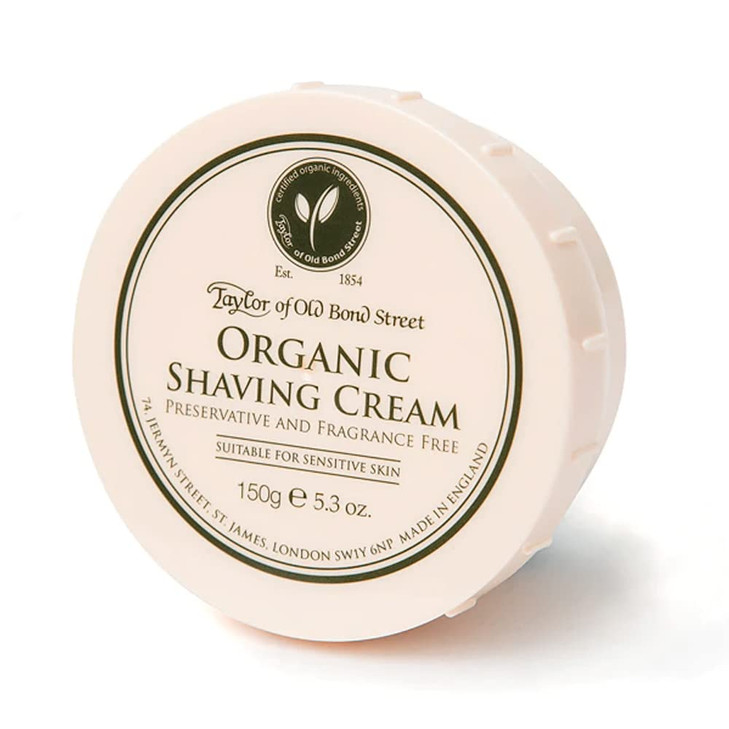 Taylor of Old Bond Street Organic Shaving Cream wAloe JojobaNew 53 oz