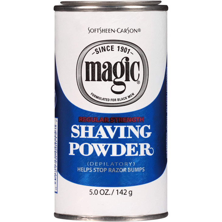 Magic Shaving Powder Blue Regular Strength 5 oz Pack of 5