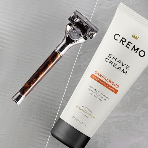 Cremo Sandalwood Shave Cream Astonishingly Superior UltraSlick Shaving Cream for Men Fights Nicks Cuts and Razor Burn 6