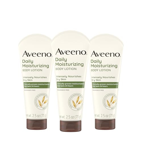 Aveeno Daily Moisturizing Body Lotion Gentle Lotion Nourishes Dry Skin with Moisture Soothing Prebiotic Oat FragranceFre