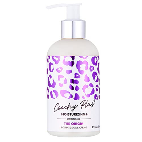 Coochy Plus Intimate Shaving Cream MOISTURIZING Plus The Origin for Pubic Bikini Line Armpit and More RashFree with Pate