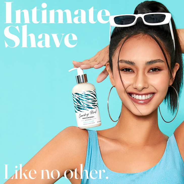 Coochy Plus Intimate Shaving Cream COCO ALLURE For Pubic Bikini Line Armpit and more RashFree With PatentPending MOISTUR