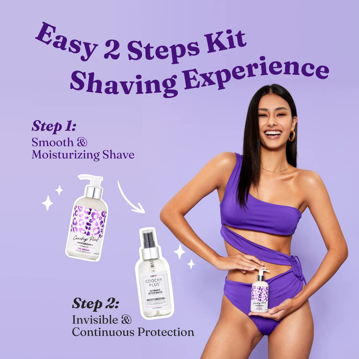 IntiMD Coochy Plus Intimate Shaving Complete Kit The Origin Organic After Shave Protection Soothing Moisturizer Mist Ant