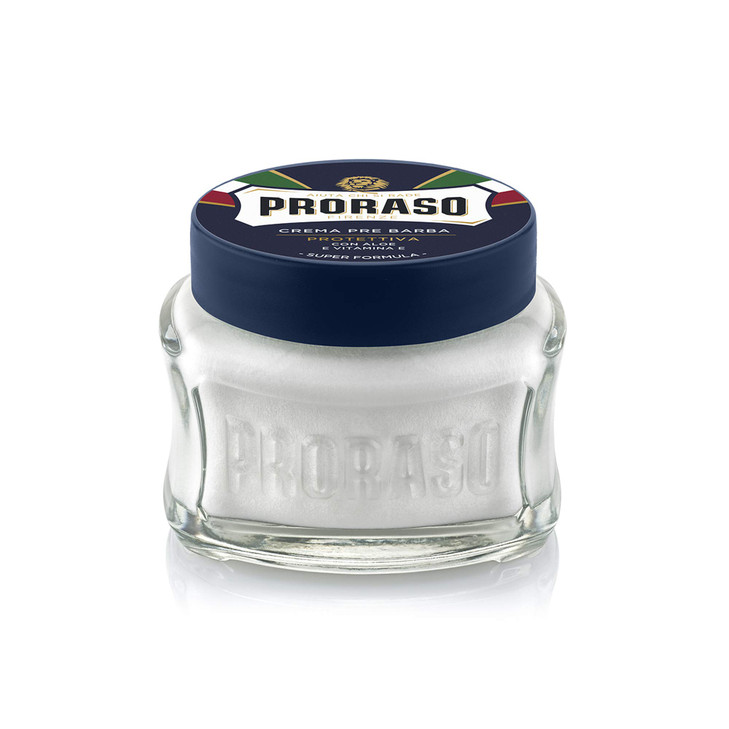 Proraso Pre Shave Conditioning Cream Aloe Vera Vitamin E Protective Formula for Dry Rough Skin Beard Premium Italian Pre