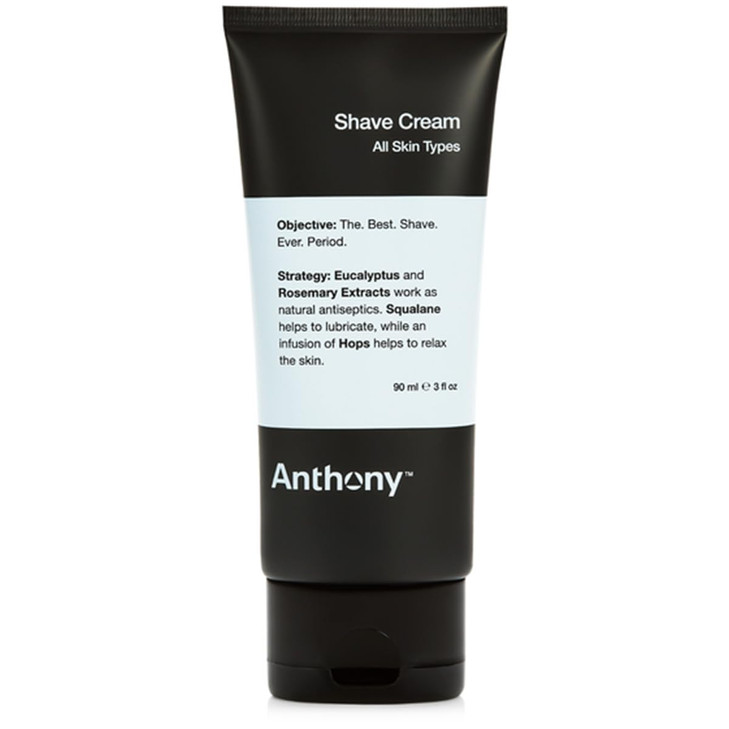 Anthony Shaving Cream Mens Sensitive Skin Squalane Eucalyptus Spearmint and Rosemary Extracts Help Soothe Refresh Cool a