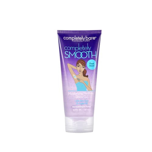 completely bare completely SMOOTH Moisturizing NoBump Shave Gel Hydrating Aloe Vera Jojoba Oil