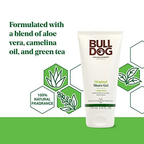 Bulldog Mens Skincare and Grooming Original Shave Gel 59 Ounce