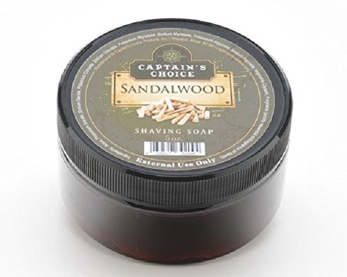 Captains Choice Sandalwood Shaving Soap 5 Ounces