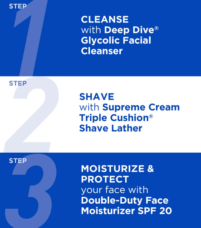 Jack Black Supreme Cream Triple Cushion 6 oz