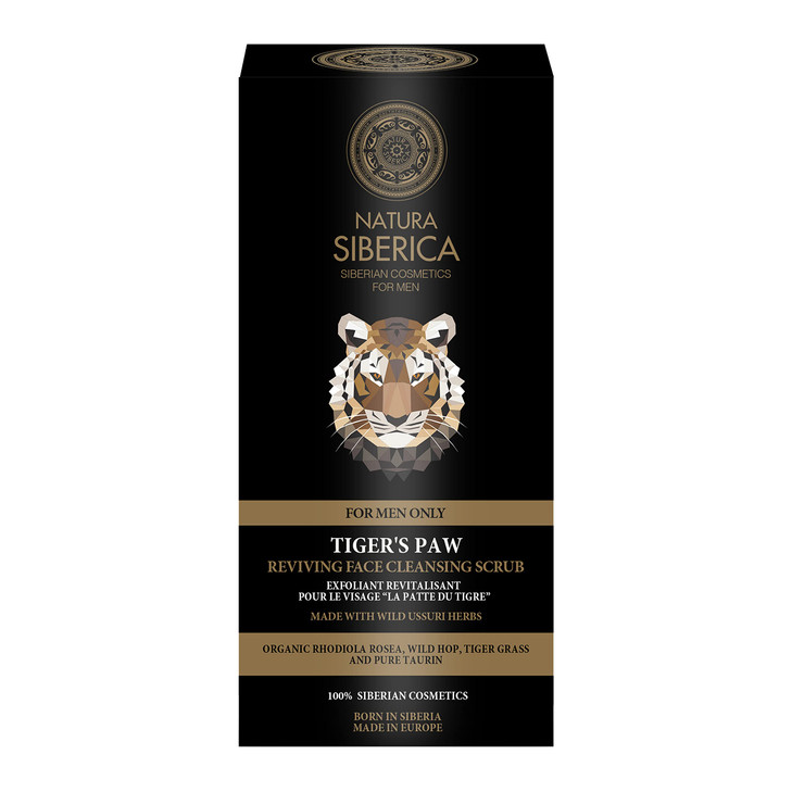 Natura Siberica For Men Only Tigers Paw Face Cleansing Scrub 150ml