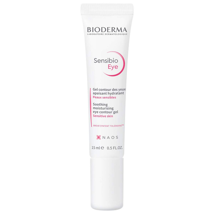 Bioderma Eye Gel Sensibio Moisturizing and Visibly Reduces Fine Lines Skin Soothing Eye Gel for Sensitive Skin