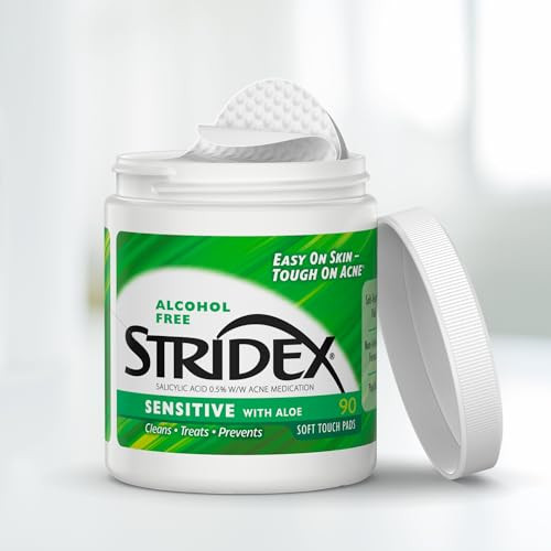 Stridex Medicated Acne Pads Sensitive 90count Pack of 3