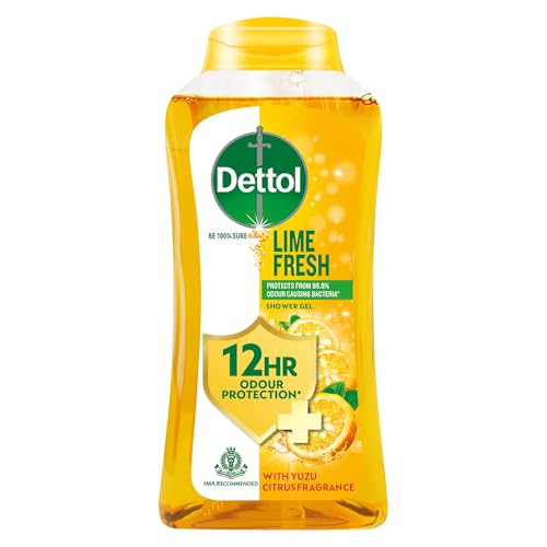 Dettol Body Wash and Shower Gel Lime Fresh For Women and Men 250ml 845 fl oz