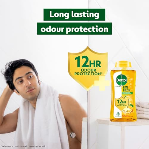Dettol Body Wash and Shower Gel Lime Fresh For Women and Men 250ml 845 fl oz