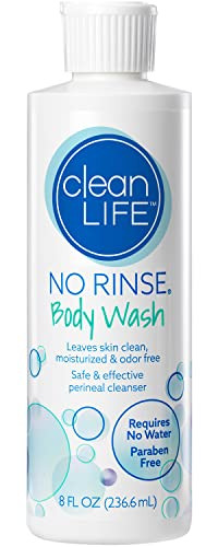 NoRinse Body Wash 8 Fl Oz Leaves Skin Clean Moisturized And OdorFree RinseFree Formula
