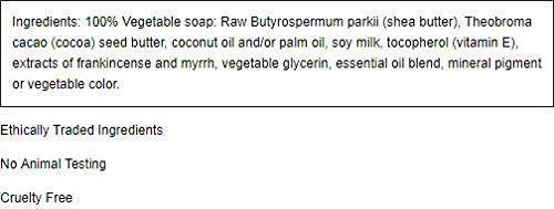 Nubian Heritage Raw Shea Butter Bar Soap 5 Ounce