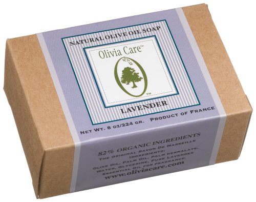 Olivia Care Olive Oil Soap Lavender 8 Ounce Box Pack of 1
