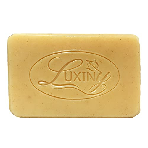 Natural Soap Bar Luxiny Lemon Drop Handmade Body Soap with Lemongrass and Litsea Essential Oil is a Palm Oil Free Bath S