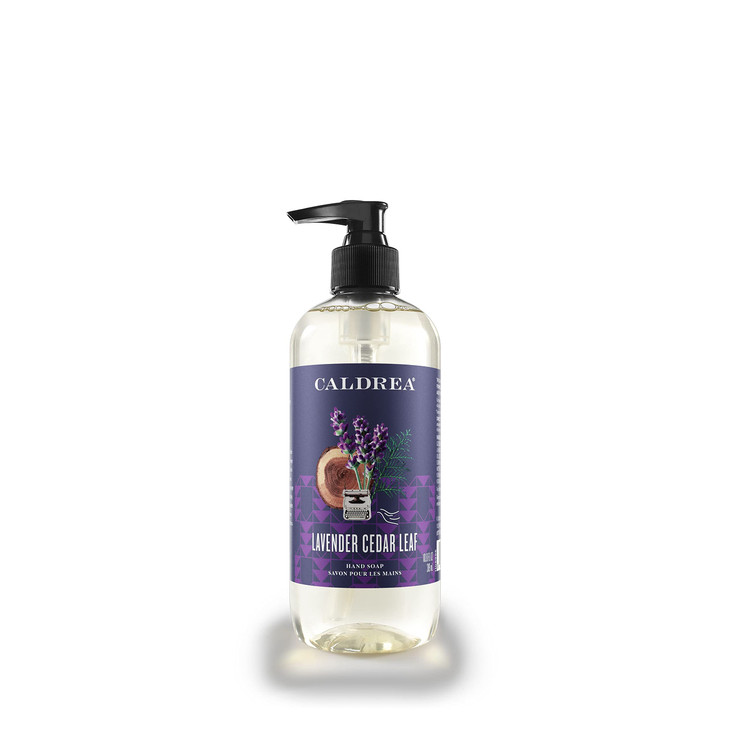 Caldrea Hand Wash Soap Aloe Vera Gel Olive Oil And Essential Oils To Cleanse And Condition Lavender Cedar Leaf Scent 108