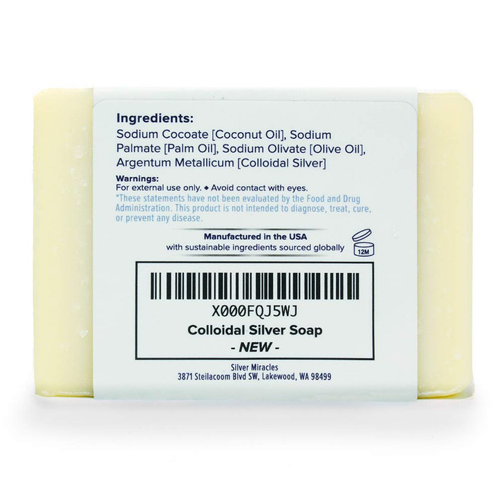 Silver Miracles Colloidal Silver Soap