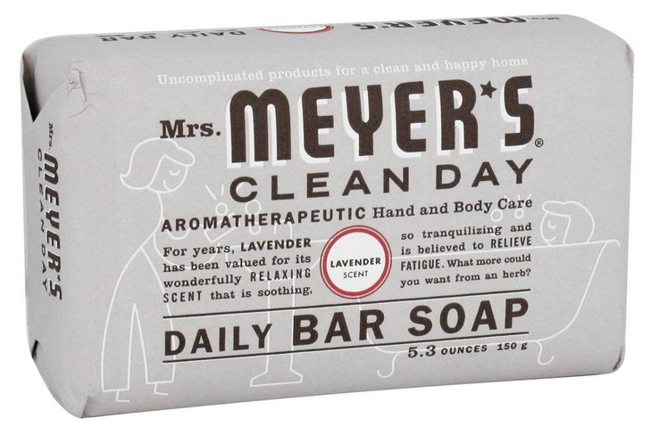 Mrs Meyers Bar Soap Lavender 53 Ounce