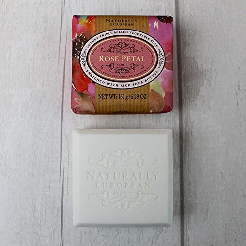 Naturally European Fragrance by Somerset Rose Petal Soap Bar 529 Fl Oz