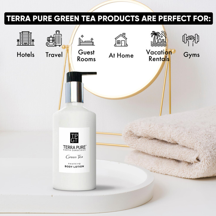 Terra Pure Green Tea Lotion 1014 oz With Organic Honey And Aloe Vera Single
