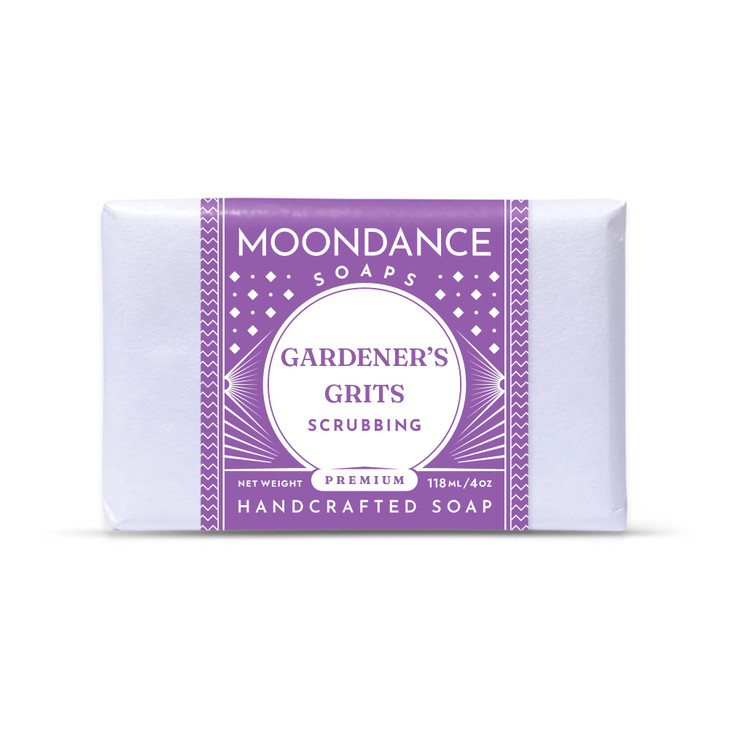 MOONDANCE SOAPS Hand Soap for Gardeners with Patchouli and Geranium Essential Oils Shea and Cocoa Butter Palm Coconut an