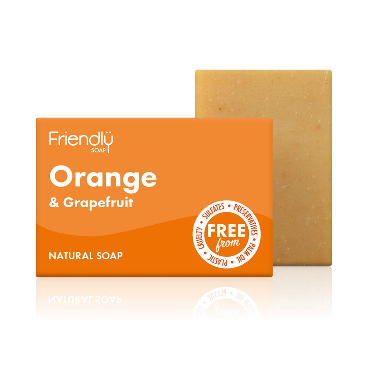 FRIENDLY SOAP Orange Grapefruit Soap Bar 95 GR