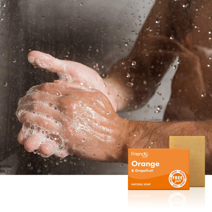 FRIENDLY SOAP Orange Grapefruit Soap Bar 95 GR