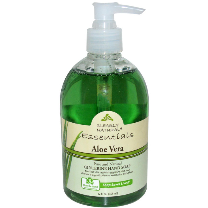 Clearly Natural Liquid Hand Soap with Aloe Vera 12 oz