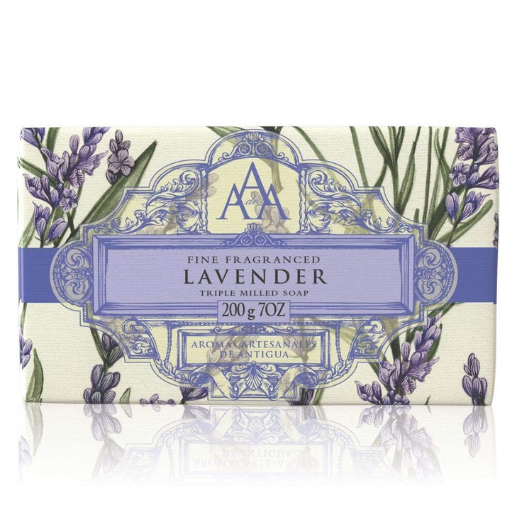 AAA Floral TripleMilled Luxury Soap Bar Lavender 200 g 7 oz SLS and Paraben Free