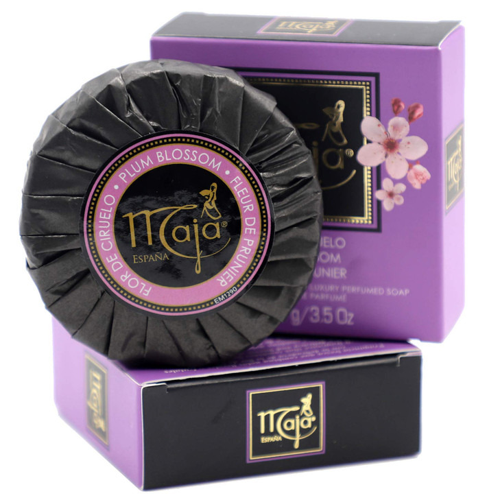 Maja Plum Blossom Soap Perfumed Soap Round and Luxurious Soap to Clean and Moisturize your skin Leaves Skin Beautifully